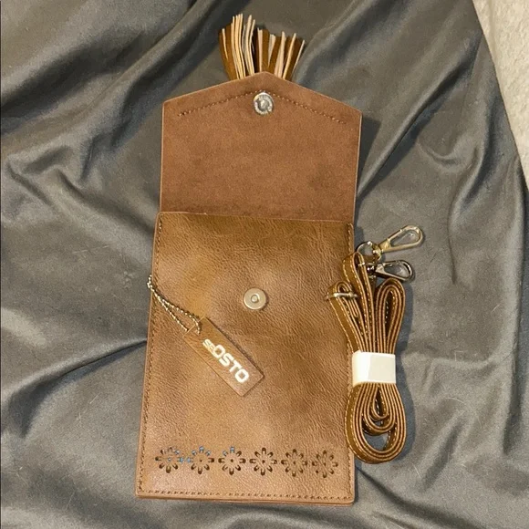 HP🎊seOSTO Brown Crossbody Bag - Picture 1 of 7
